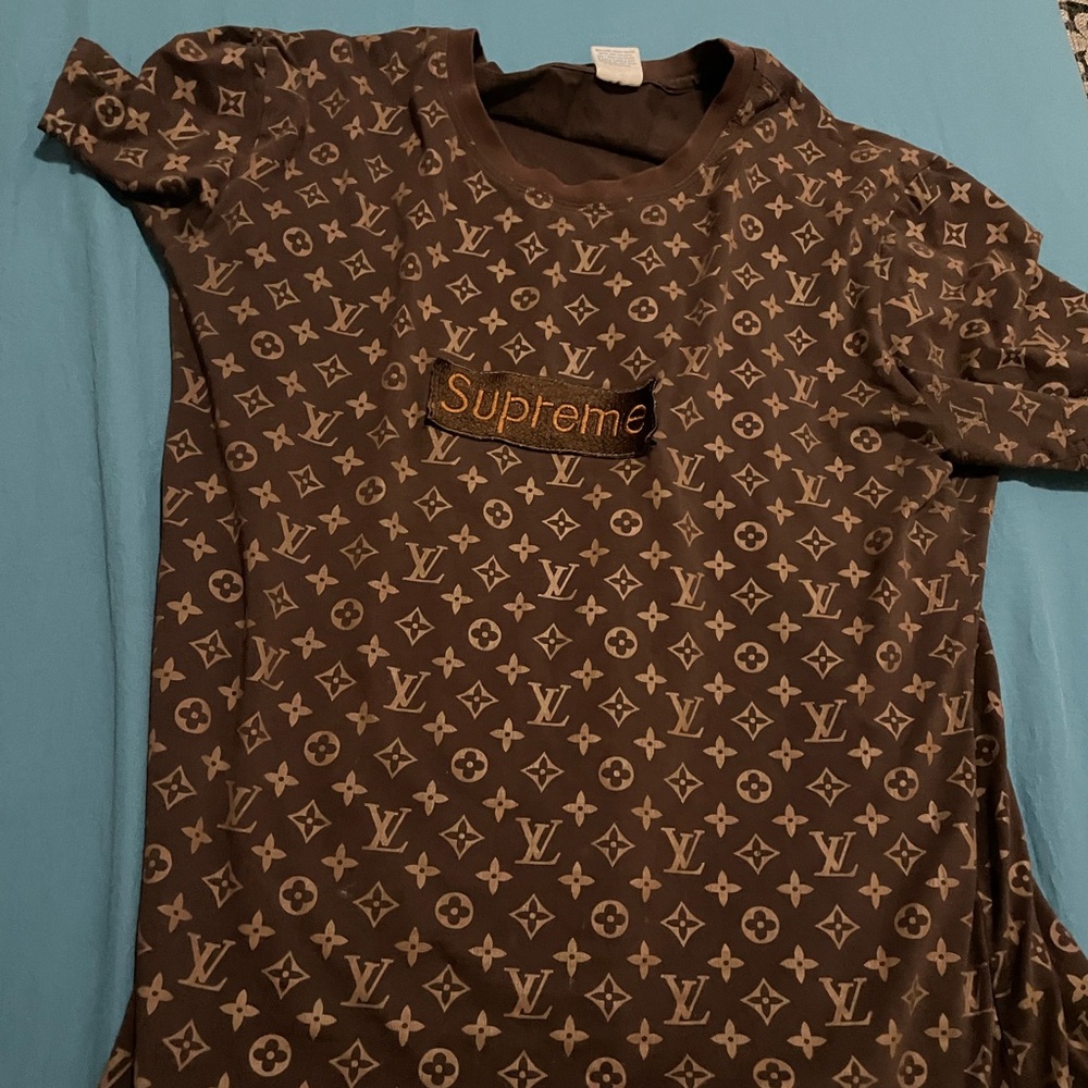 Louis Vuitton | Shirts | Louis Vuitton X Supreme Brown Monogram